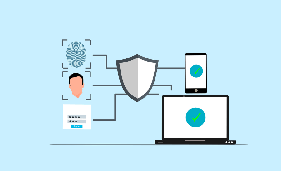 Free cybersecurity security authentication vector