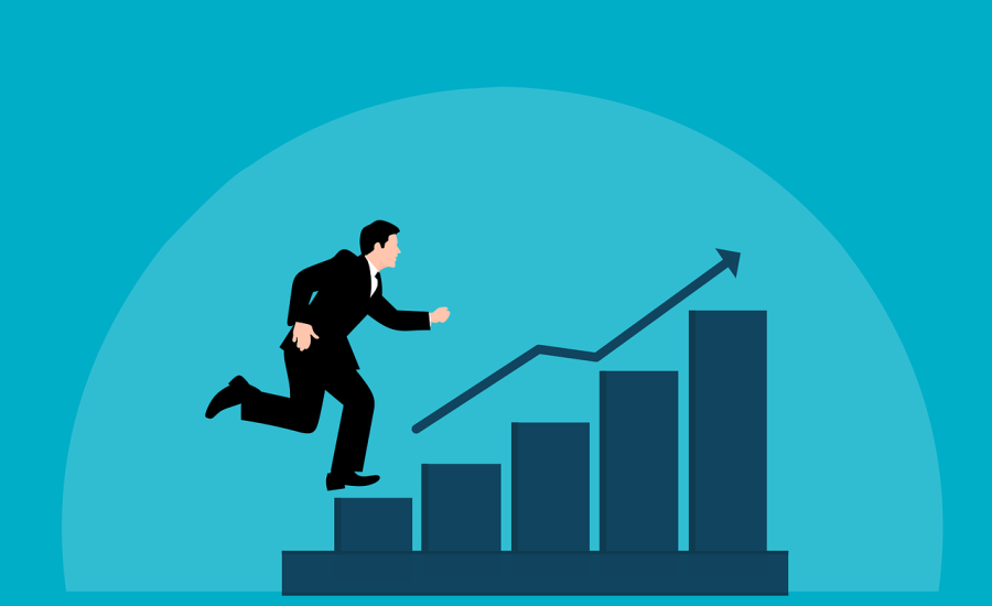 Free success investment business vector